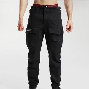 ISO David Laid Cargos Black Size S